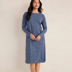 Haven Well Within Organic Cotton Jersey Striped Sleep Dress